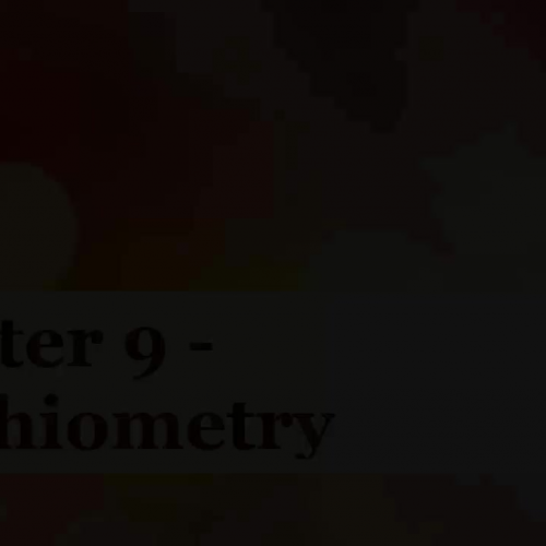 Notes - Stoichiometry