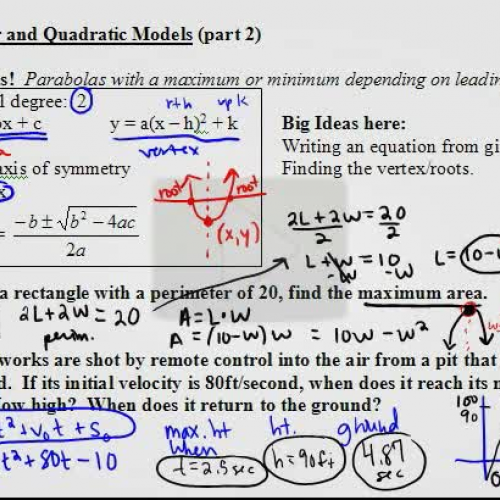 2.1  part 2 quadratics