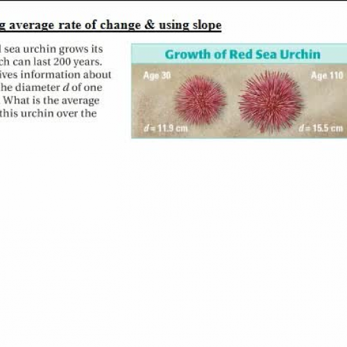 2.2  finding rate of change 0