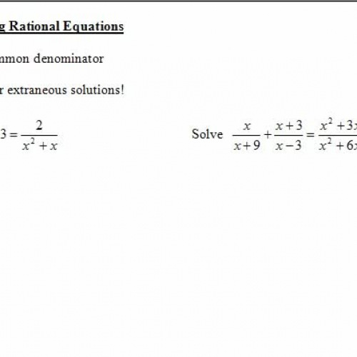 2.7 solving rational eq