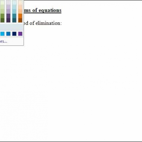 3.2  solving with elim and mult