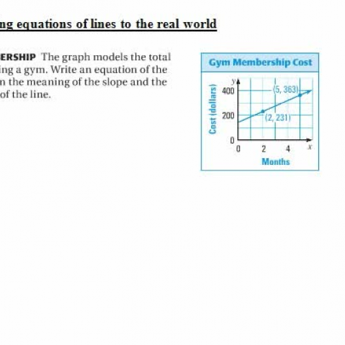 3.5 eq of line in real world meaning 0