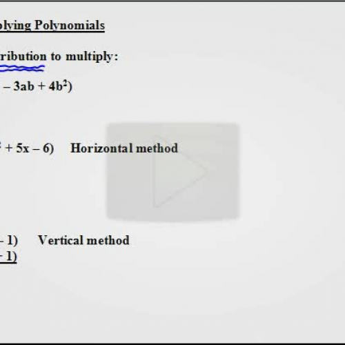 9.2multiply poly by distributing