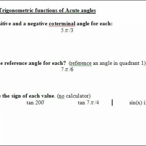 4.3 about angles and trig values basics part 