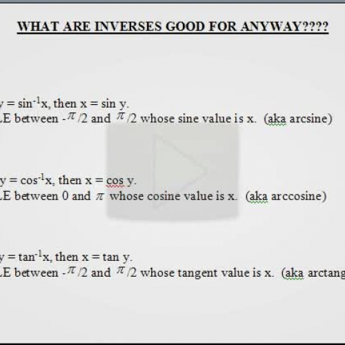 4.7 what are inverses
