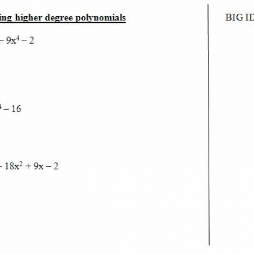 5.4 understanding factoring polyno