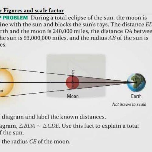 6.3 similar figures + eclipse app