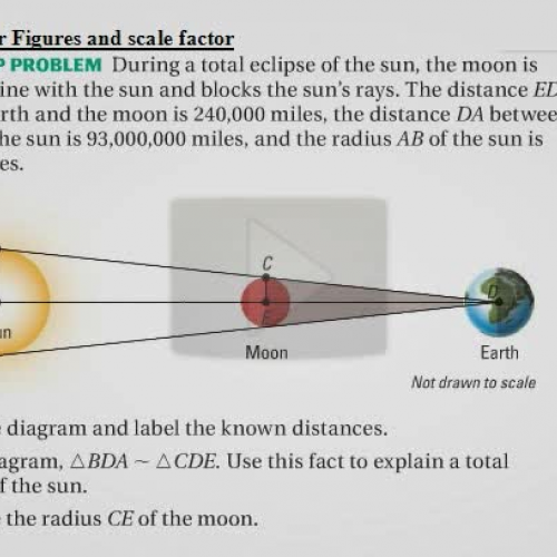 6.3 similar figures + eclipse app 0