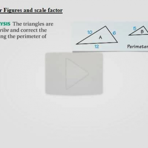 6.3 similar perimeters 0