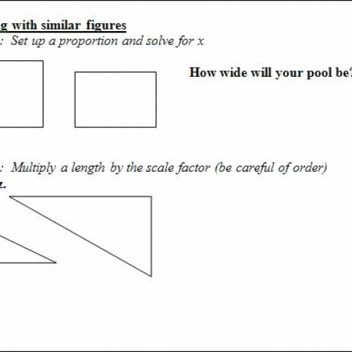 6.3 solving using similarity