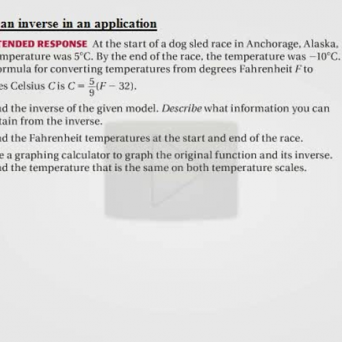 6.4 using an inverse in application