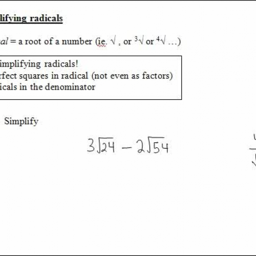 7. simplifying radicals part 2 0