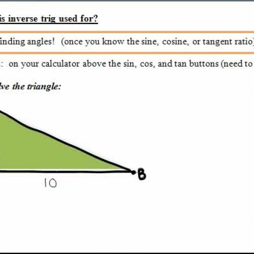 7.7 what is inverse trig  1