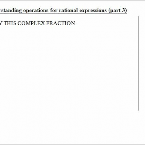 8.5 simplify complex fract