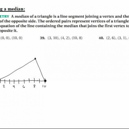 9.1  finding a median
