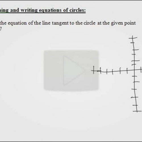 9.3 eq of tangent line