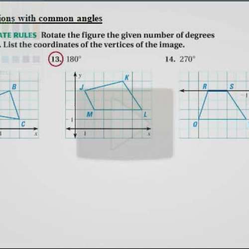 9.4 common rotations 0