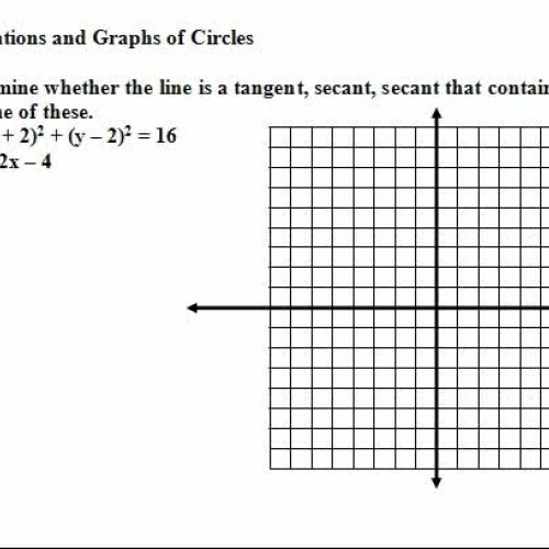 10 7 graphs of lines and circles