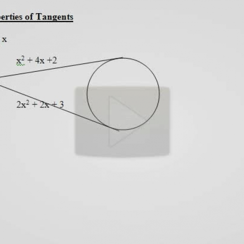 10.1 solving with tangents and factoring
