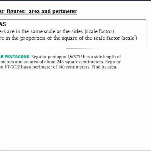 11.3 similar pentagons 0