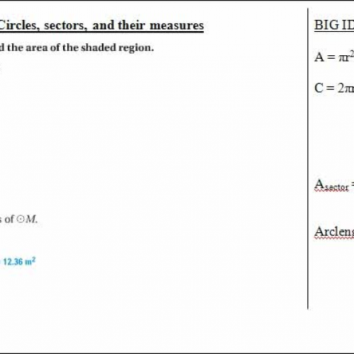 11.5 area problems- finding r