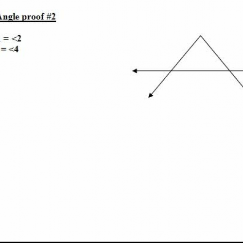 angle proof 2 vertical angles
