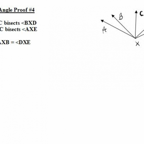 angle proof 4 angle bisectors