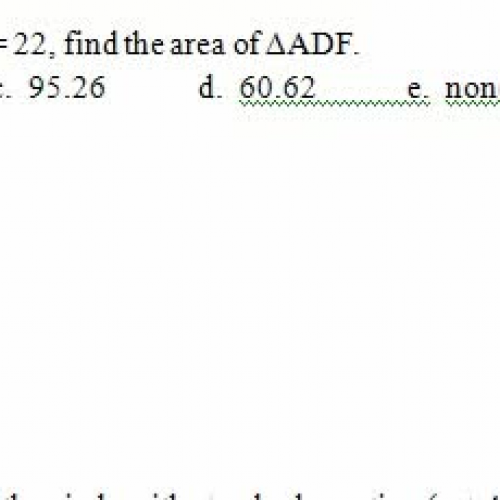 area of triangle no ht 36