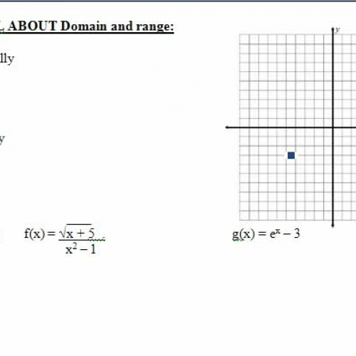 ch.1  all about domain and range