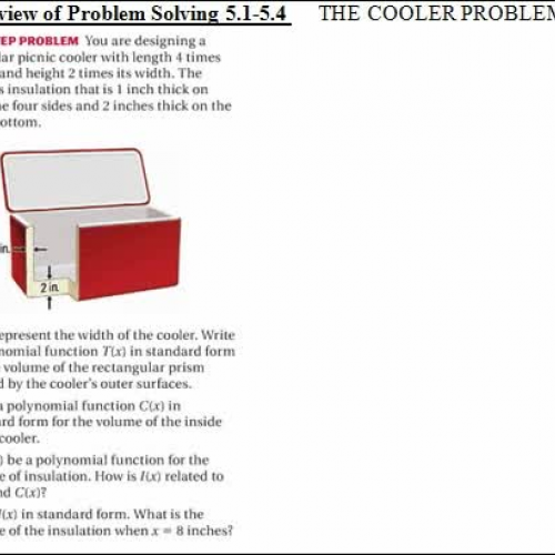 cooler problem 5.4