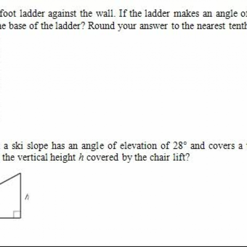 finding unknown distances from worksheet