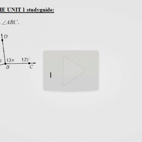 Geo stdyguide#12 unit1