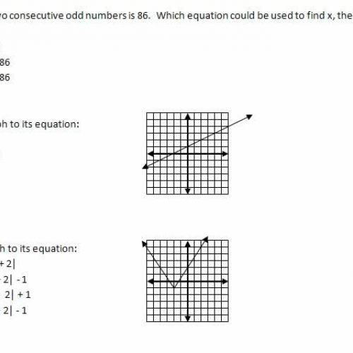 Multiple choice #21-25 integers and graph ext