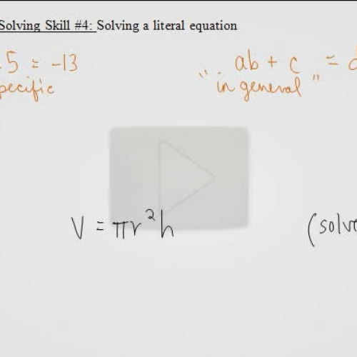 R E Valg solving literal eq