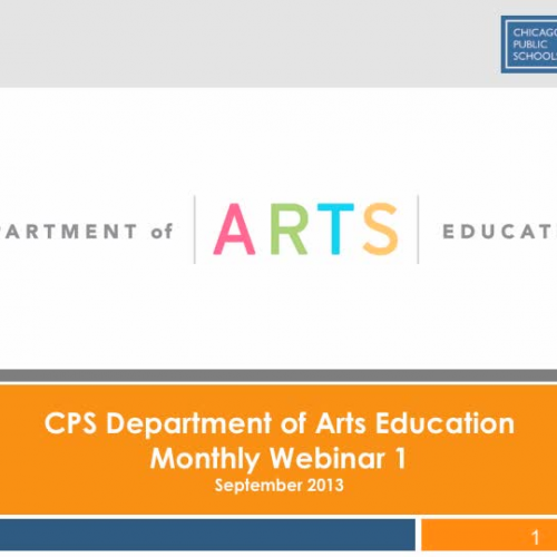 CPS Arts Webinar 1