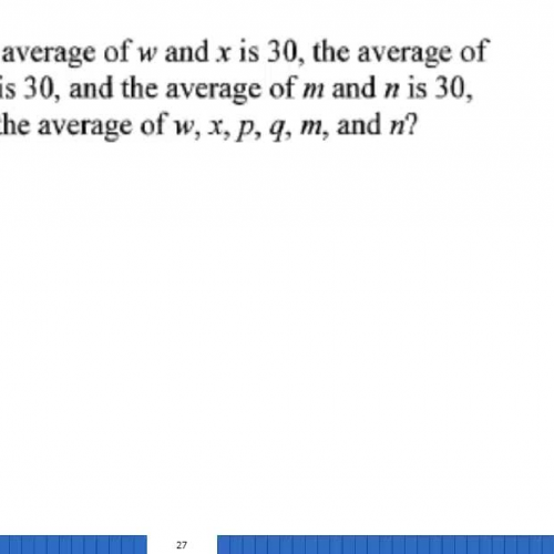 Average problem 1