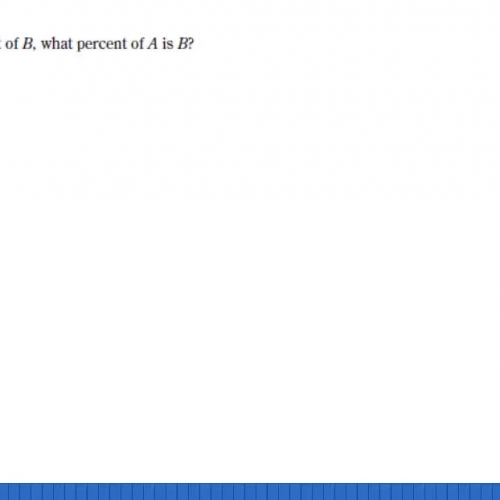 Percents for SAT, ACT, HSPE