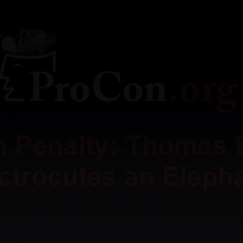 Death Penalty: Thomas Edison Electrocutes an 