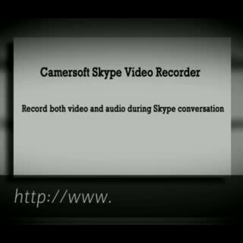How to recorder video and audio on Skype duri