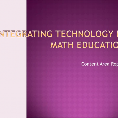 Integrating Technology in Math Education