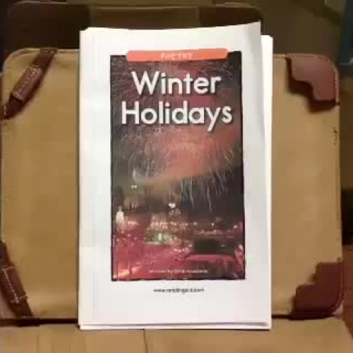 Winter holidays poetry