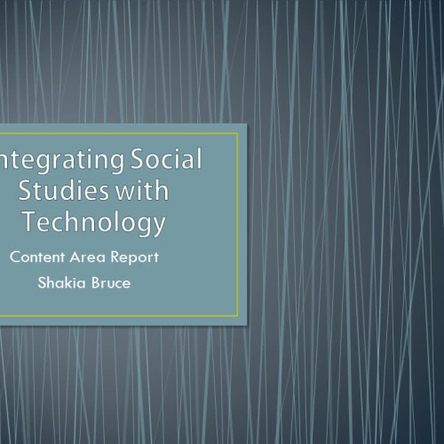 Integrating Technology into Social Studies
