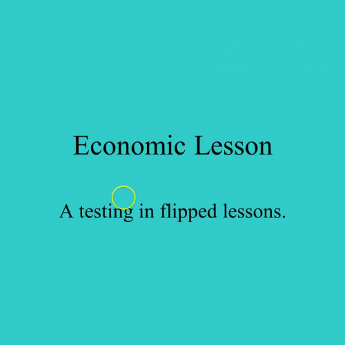 Economic lesson 2.0