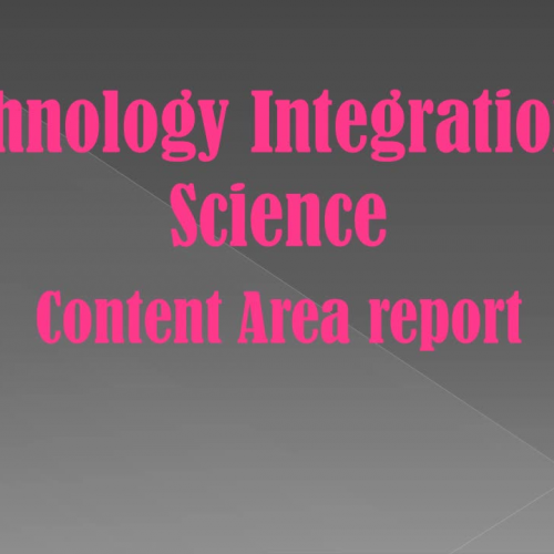 Science Content Report