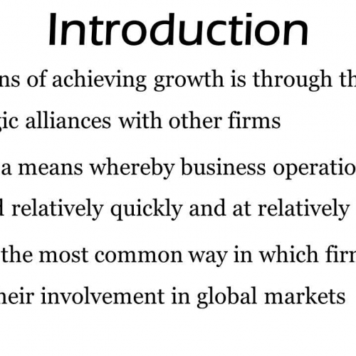 Business Growth Through Strategic Alliances