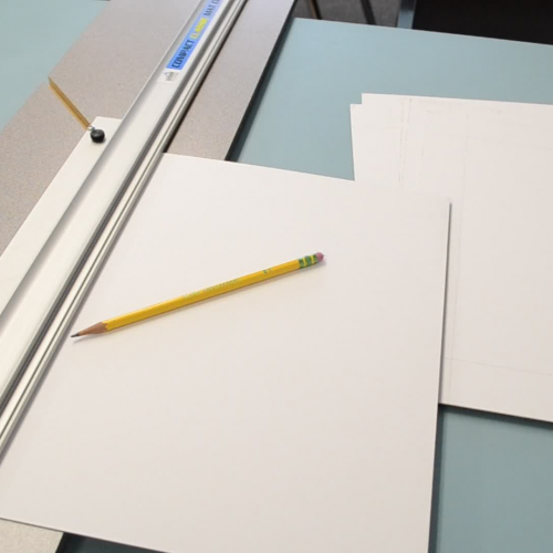 Matting Part V - Drawing the window guideline