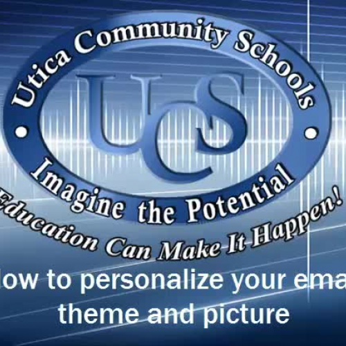 How to personalize your email theme and pictu