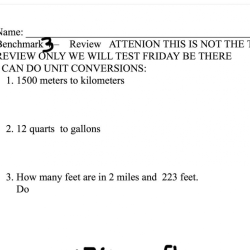 12-4-2013 Benchmark 3 review