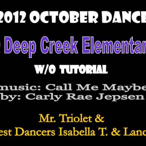 2012 DANCE - Oct. - Call Me Maybe - just danc