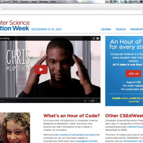 CS Education Week Walkthrough